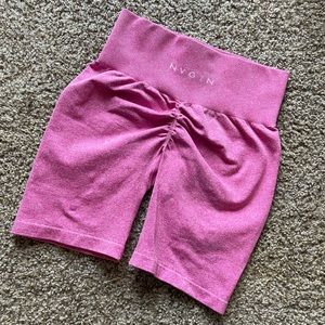NVGTN Pink Scrunch Shorts